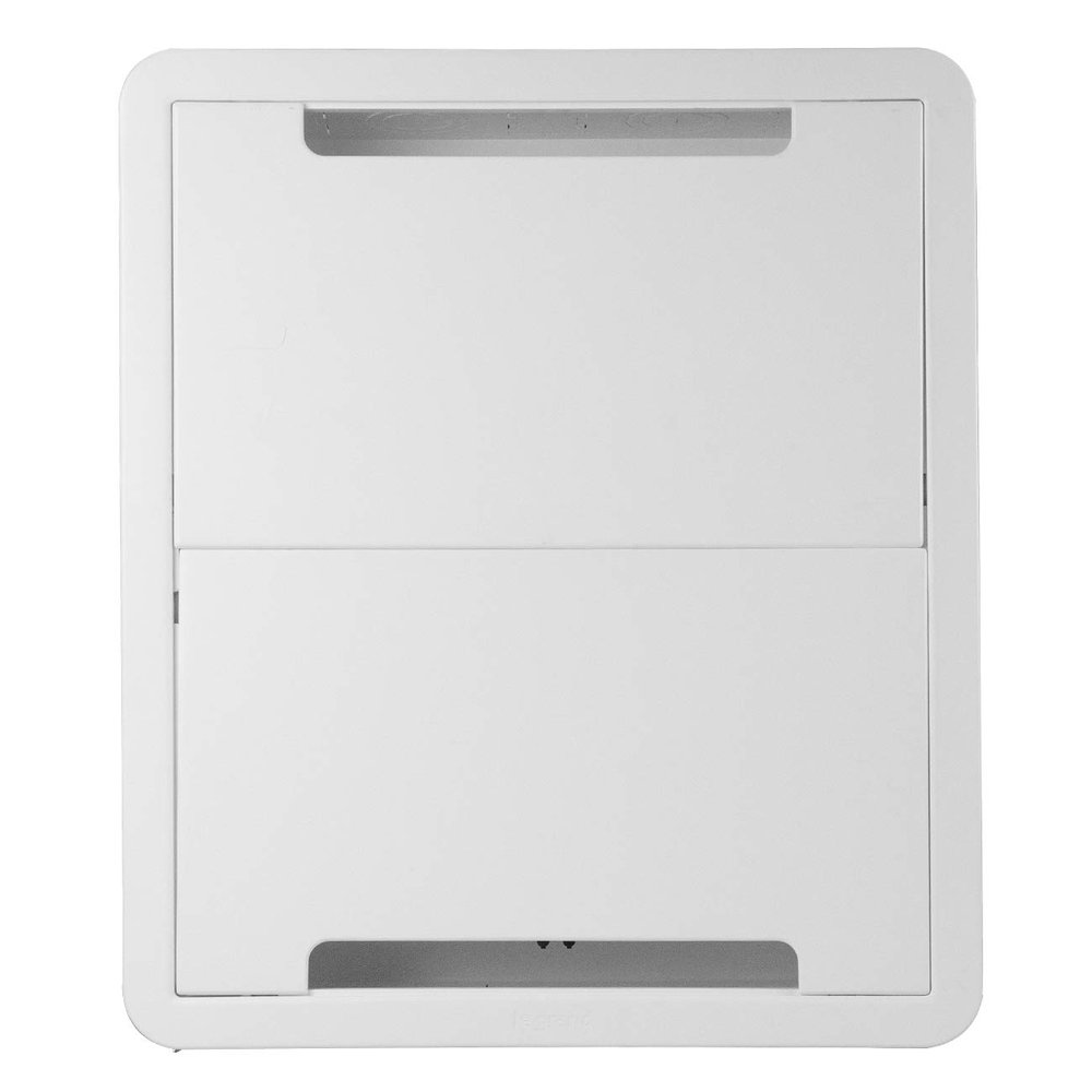 Legrand - OnQ Cable Management, In-Wall Media Box, Dual Purpose Structured Wiring Enclosure with Mounting Bracket, Home Networking Panel, 17 inch, White, ENP1705NAV1