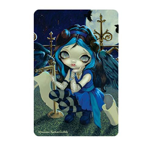 Arcane Vault - Jasmine Becket-Griffith: Gothic Fairy Tale Quoth The Raven Nevermore Wood Magnet, Laser-Cut, UV-Coated, Decorative Magnets (1236-LM)