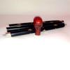 Ganga Nautical New Condition Black Walking Handmade Walking Cane Stick with Antique Plastic and Wooden Skull Head Handle view 4