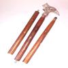 Ganga Nautical Silver Antique Handmade Wolf Walking Cane Wolf Head Handle Wooden Walking Wood, Aluminum view 1