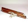Ganga Nautical Silver Antique Handmade Wolf Walking Cane Wolf Head Handle Wooden Walking Wood, Aluminum view 2