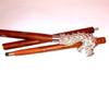 Ganga Nautical Silver Antique Handmade Dragon Walking Cane Dragon Head Handle Wooden Walking Wood, Aluminum Stick Walking view 2