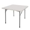 OEF Furnishings OEFBT3636 Utility Series Heavy-Duty Premium Commercial-Grade Indoor/Outdoor Folding Table (36 x 36 in, Square, Speckled Gray Top / Gray Frame) view 1