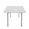 OEF Furnishings OEFBT3636 Utility Series Heavy-Duty Premium Commercial-Grade Indoor/Outdoor Folding Table (36 x 36 in, Square, Speckled Gray Top / Gray Frame) view 4