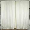 Zen Creative Designs Sheer Light Weight Window Tinting Chiffon Curtain Panel 58" Wide Window Treatment/Home Decor (Ivory, 72" Tall) view 1