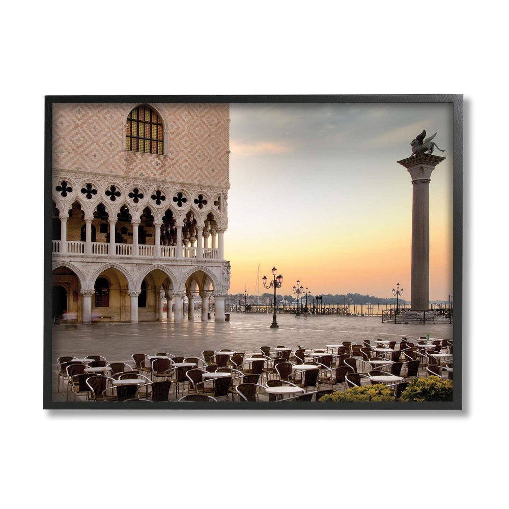 Stupell Industries San Marco Sunset Italian Architecture Traditional Buildings
