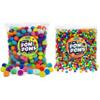 Carl & Kay 250 1 Inch Pom Poms + 50 Googly Eyes & 1800 1 cm Pom Poms view 1