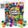 Carl & Kay 250 1 Inch Pom Poms + 50 Googly Eyes & 1800 1 cm Pom Poms view 2