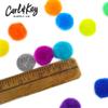 Carl & Kay 250 1 Inch Pom Poms + 50 Googly Eyes & 1800 1 cm Pom Poms view 4