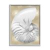 Glam Tiger Stripe Sea Shell Grey Neutral Over Beige view 1