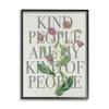 Stupell Industries Kind People are My People Phrase Purple Wild Flowers view 1