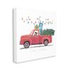 Stupell Industries Cat Christmas Red Truck Winter Wishes Phrase view 1