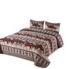 Wowser Horse Themed 3 Piece Queen Size Quilt Bedding Set, Includes 1 Blanket and 2 Pillow Shams, Southwestern Dcor view 1