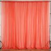 Zen Creative Designs Sheer Light Weight Window Tinting Chiffon Curtain Panel 58" Wide Window Treatment/Home Decor (Coral, 72" Tall) view 1