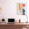 Stupell Industries Figure Line Drawing Bold Geometric Pop Shapes view 3