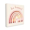 Stupell Industries Be Happy Phrase Warm Tone Beach Rainbow view 1