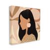 Stupell Industries Female Side Portrait Peach Fruit Earring view 1