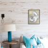 Stupell Industries Glam Nautilus Shell Soft Grey Neutral Over Beige view 2