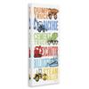 Stupell Industries Kid's Traditional Construction Vehicles Playful Bold Text, Designed by Stephanie Workman Marrott Canvas Wall Art, 20 x 48, Off-White view 3