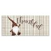 Stupell Industries Thankful Harvest Forest Gnome Elf-Like Creature, Designed by Kim Allen Canvas Wall Art, 20 x 48, Red view 1
