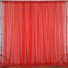 Zen Creative Designs Sheer Light Weight Window Tinting Chiffon Curtain Panel 58" Wide Window Treatment/Home Decor (Red, 72" Tall) view 1