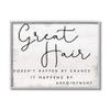 Stupell Industries Great Hair by Appointment Sign Distressed Beauty Salon view 1