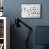 Stupell Industries What Happens at The Salon Phrase Beauty Sentiments, Designed by Daphne Polselli Black Framed Wall Art, 16 x 20, Beige view 2