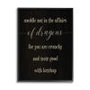 Stupell Industries Meddle Not in Dragon Affairs Saying Mythical Creature, Designed by Daphne Polselli Black Framed Wall Art, 16 x 20 view 1