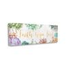 Stupell Industries Faith Hope Love Expression Chic Spring Succulents view 1
