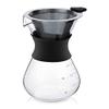 13.5oz Pour Over Coffee Maker, Borosilicate Glass Coffee Pot with Stainless Steel Filter for Home Office Caferoom view 4