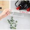 2 Packs Hanging Wine Glass Rack, Stemware Holder Under Cabinet, No Drilling, Black/white, Insert Single-row Wine Glass Drying Rack Storage Stand (26.89.57cm) view 4