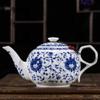 Afternoon teapotChina Blue and white thin porcelain teapot High capacity 320ML 1L Ceramic tea pot traditional-1000ml-E view 2