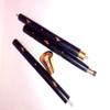 Ganga Nautical Golden & Black Solid Brass Round Handle Simple Wooden Walking Stick Cane with Brass Handle view 3