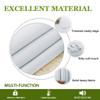 100% Room Darkening Thermal Insulated Blackout Grommet Curtains and Drapes (2 Panels, Greyish White, 42 Inch by 95 Inch) view 2