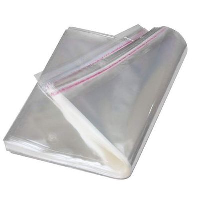 PM PACMATT 12 x 16 inches Transparent Polypropylene (PP) Rectangular Self-Seal Envelopes, Pack of 100 Pcs | Used for Saree, Shirts Packing