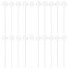 100pcs Clear Chocolate Box Truffle Wrappers Truffle Liners Truffle Cups Chocolate Candy Wrappers Holders Candy Flower Holder Packaging Case view 2