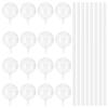 100pcs Clear Chocolate Box Truffle Wrappers Truffle Liners Truffle Cups Chocolate Candy Wrappers Holders Candy Flower Holder Packaging Case view 4