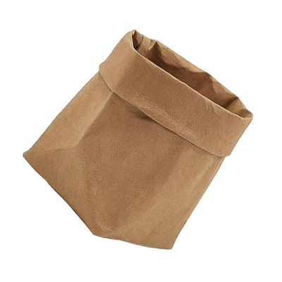 DOITOOL 1pc Creative Pot Storage Case Kraft Paper Pen Holder Brush Pot Stylish Desktop Organizer for Office Home Decor Multi-functional Plant Stationery Container