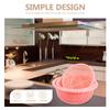 Hemoton 3-Piece Kitchen Sink Drain Basket Set Plastic Colanders for Washing Fruits and Vegetables with Hanging Holes 12X12X4.64 Inch view 3
