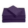 LuckShree Queen Size Giza Cotton Sheet Set - 16-Inch Deep Pockets 800-Thread Count - Plum view 1