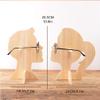 EXCEART Ergonomic Glasses Rack Wooden Eyeglasses Holder Display Stand Storage Organizer Home Office Decor view 4