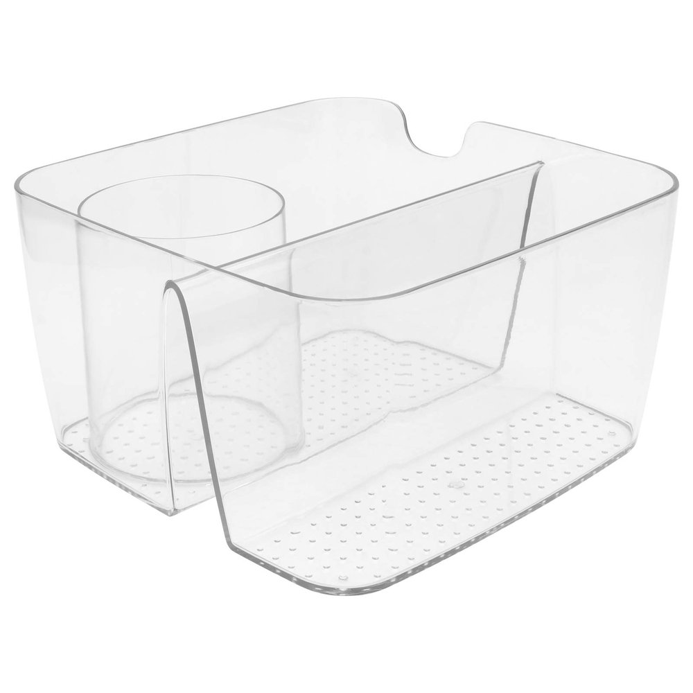 DOITOOL 1pc Makeup Brush and Lipstick Holder Versatile Cosmetics Storage Case for Organized Vanity and Easy to Clean Desktop Organizer