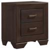 Coaster Home Furnishings Dorian Transitional 4-Piece Bedroom Set Leatherette Upholstered Full Size Panel Bed Frame 46-inch Headboard Dark Cocoa 300762F-S4 view 4