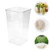 Cabilock Clear Acrylic Cylinder Vase Flowers Break Resistant Decorative Flower Acrylic Vase Wedding Party Table Centerpieces view 3