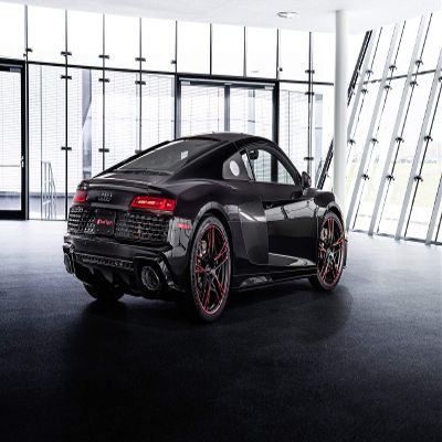 Iconic Arts Laminated 42x24 Poster: 2021 Audi r8 rwd Panther Edition 5 4k 5k hd Cars HD