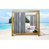 Outdoor decor Seascapes Grommet Panel Pair Each 50 x 96 in Alloy Grey view 1