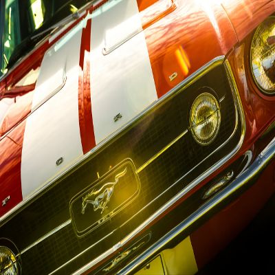 Iconic Arts Laminated 42x24 Poster: Ford Mustang 4k HD
