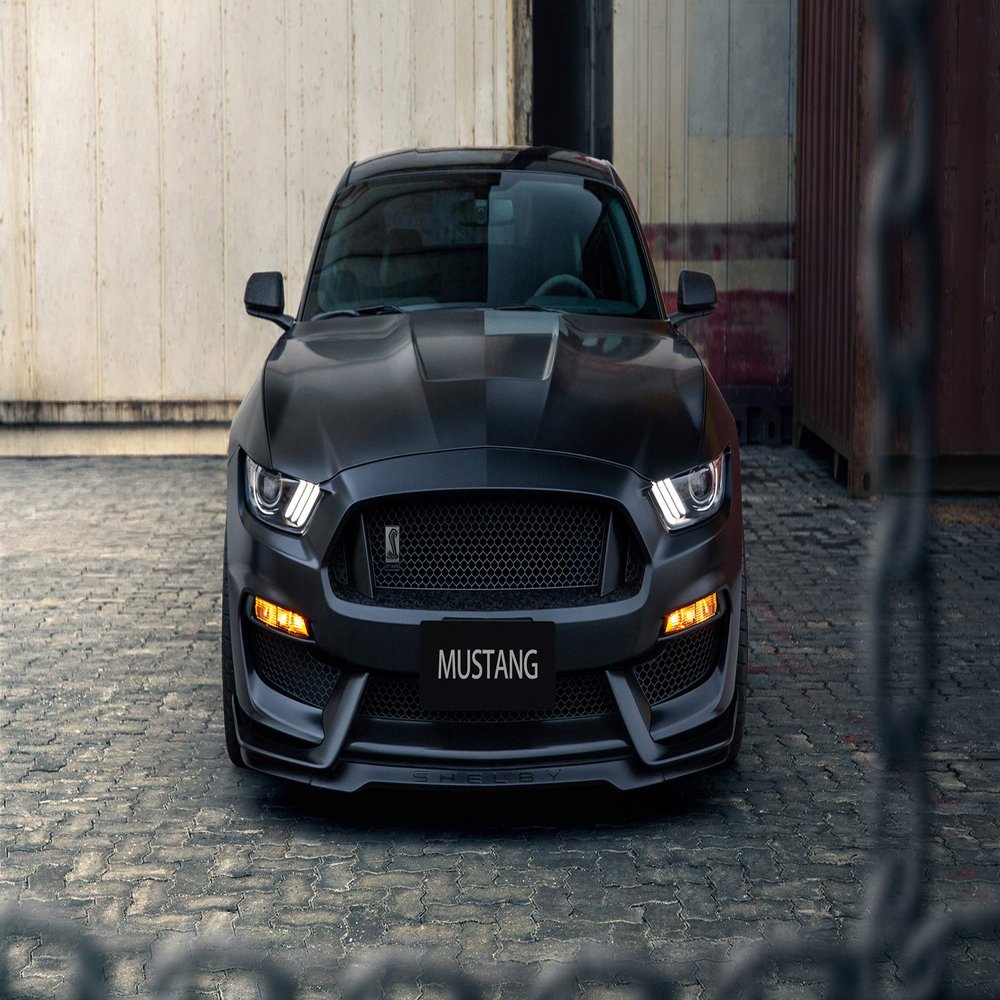 Iconic Arts Laminated 42x24 Poster: Ford Mustang Shelby gt350 hd HD