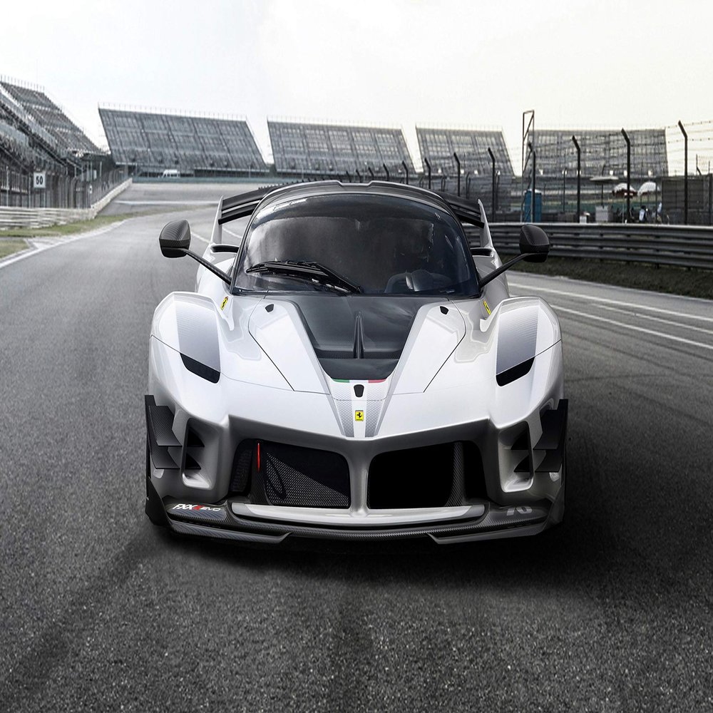 Iconic Arts Laminated 42x24 Poster: 2018 Ferrari fxx k evo 4k Wide