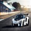Iconic Arts Laminated 42x24 Poster: mclaren Senna Pure White 2018 5k HD view 1